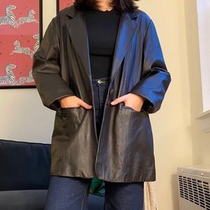 Vintage 90s Denim & Co Oversized Blazer